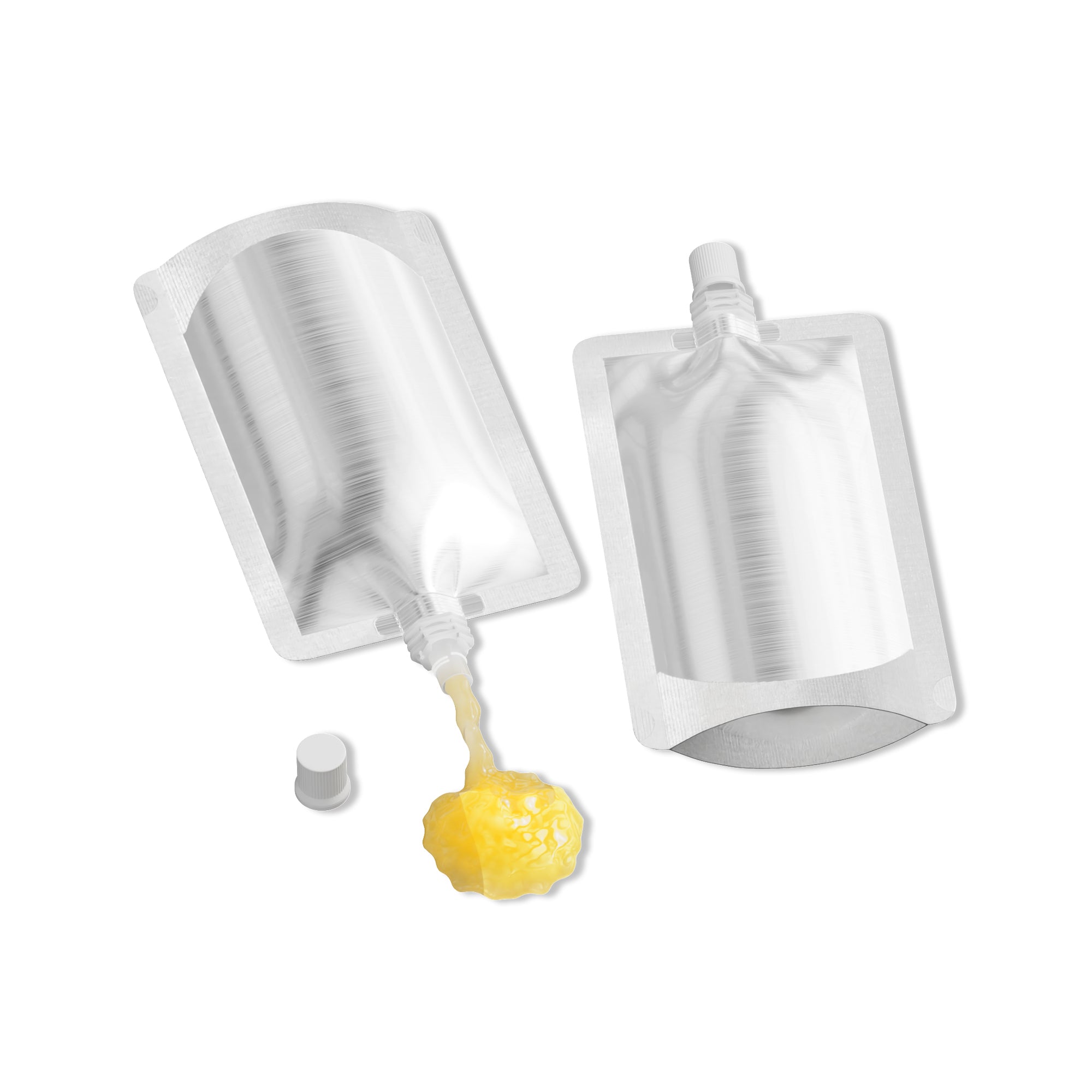 Matte Aluminum Stand Pouch with Top Screw Cap Spout