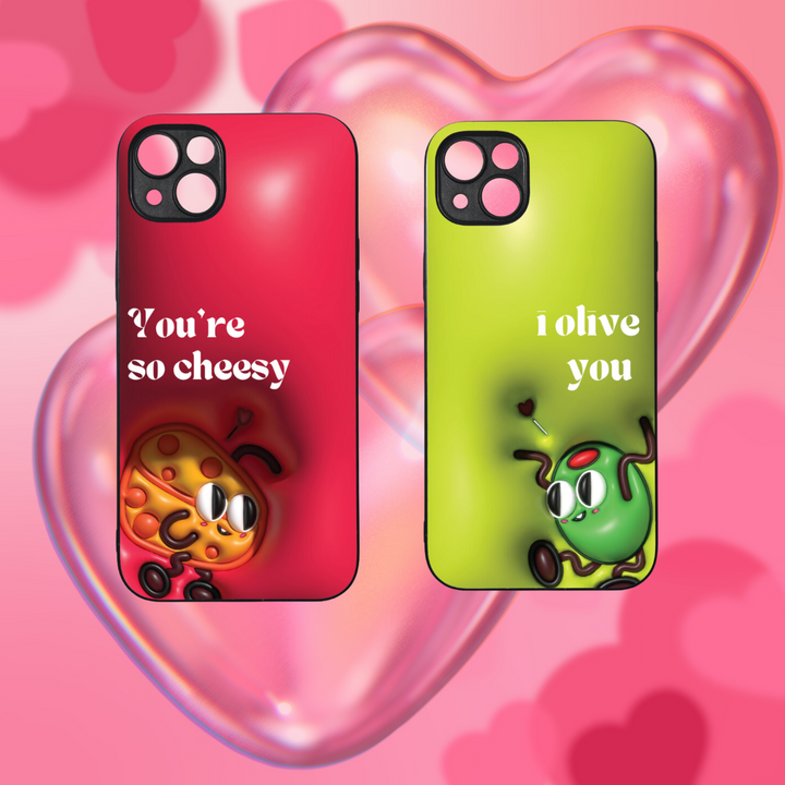 Personalized iPhone 15 Matching Phone Cases - Celebrate Love with QQ Studio