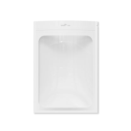 Customizable Glossy Bordered Window Zipper Seal Bags with Butterfly Hang Hole (Full Customization)