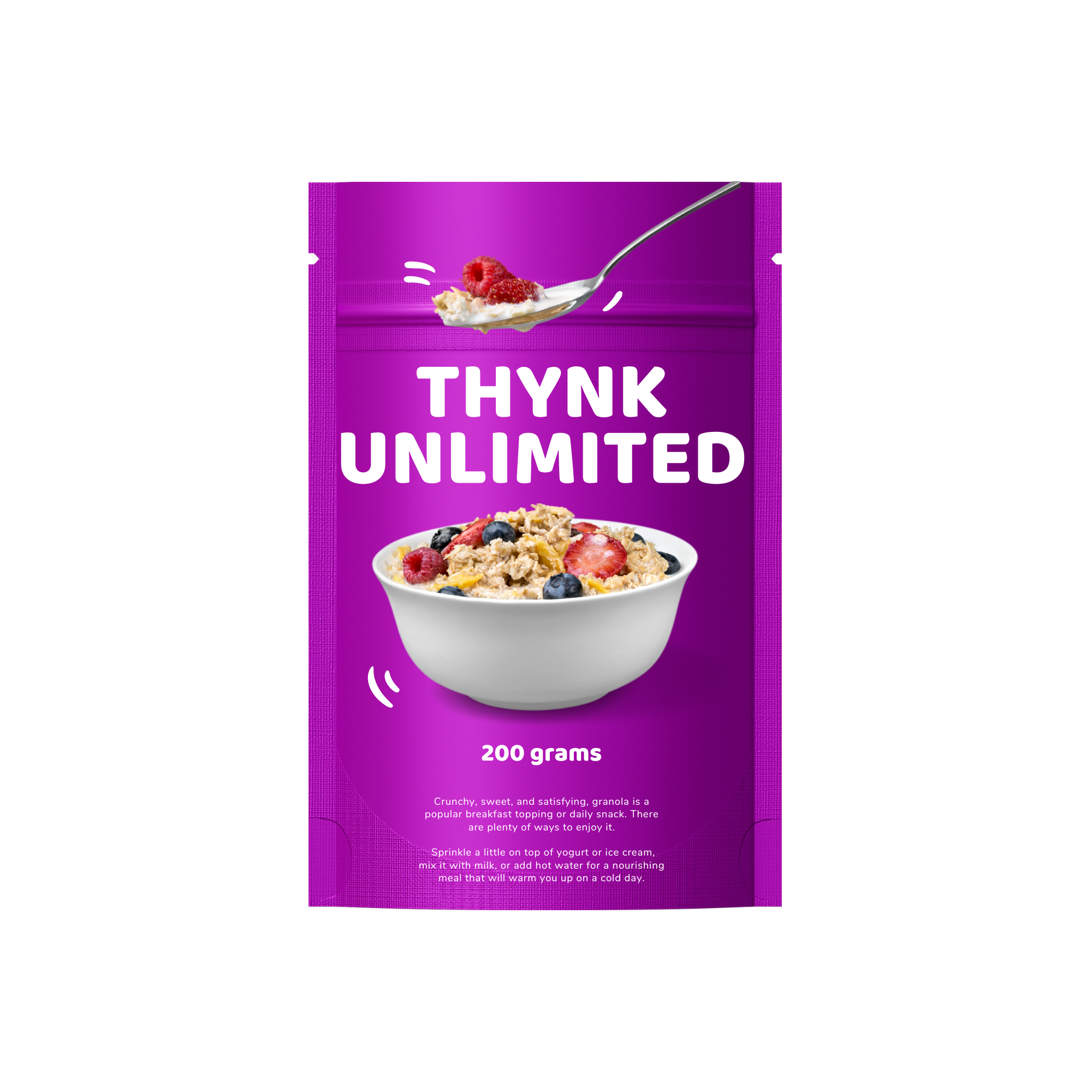 Customizable Single Side Matte Color Metallic Mylar Stand Up Zipper Seal Bags (Full Customization)