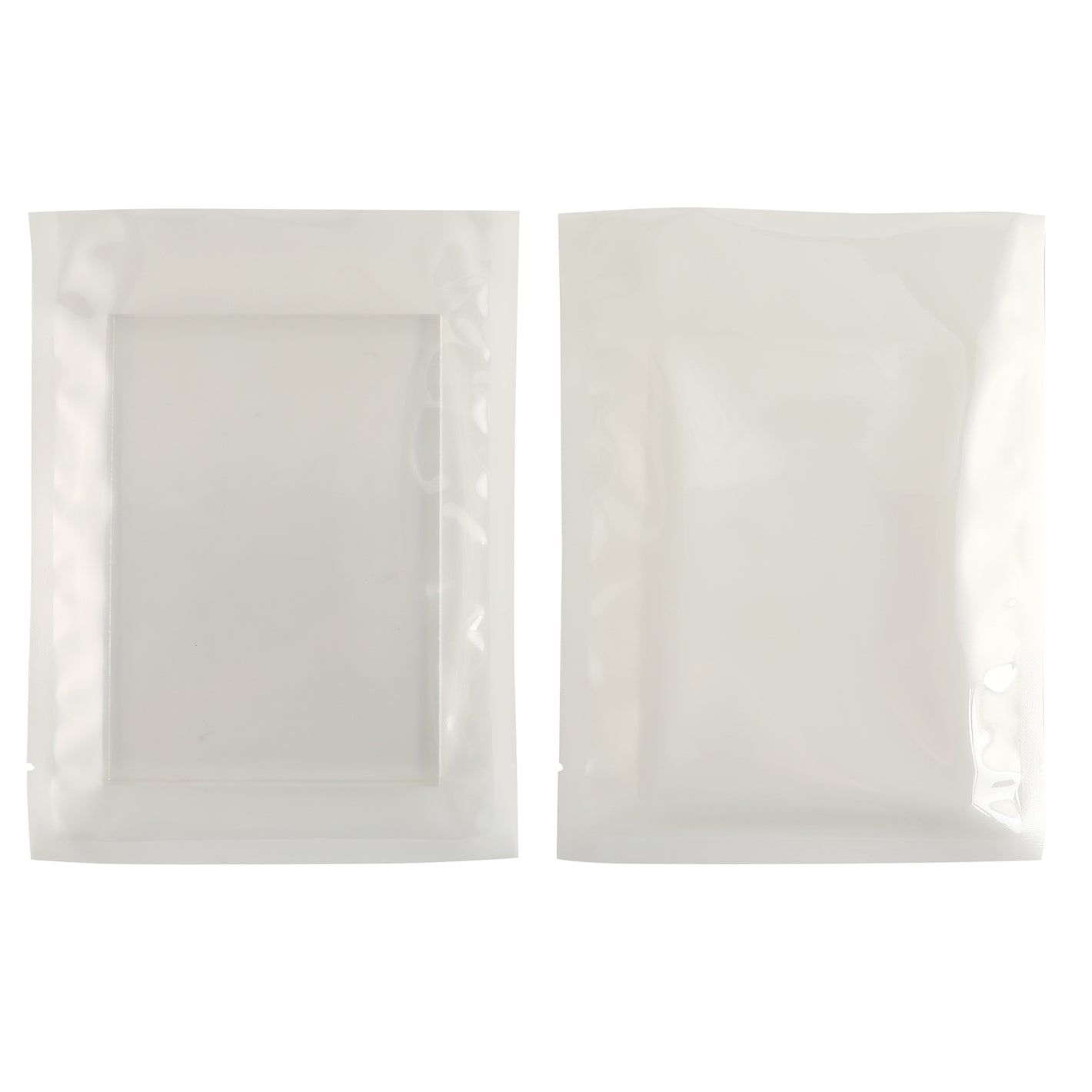 Glossy Fantasy White Single Side Window Display Polyethylene SlickSeal™ Bags