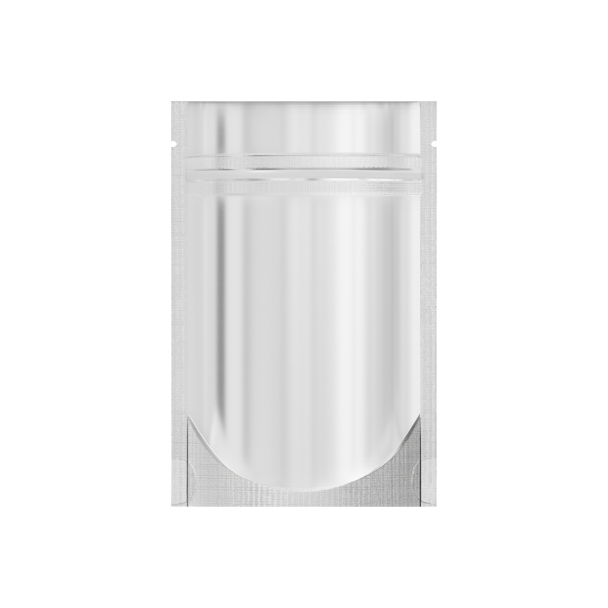 Customizable Single Side Matte Color Metallic Mylar Stand Up Zipper Seal Bags (Full Customization)