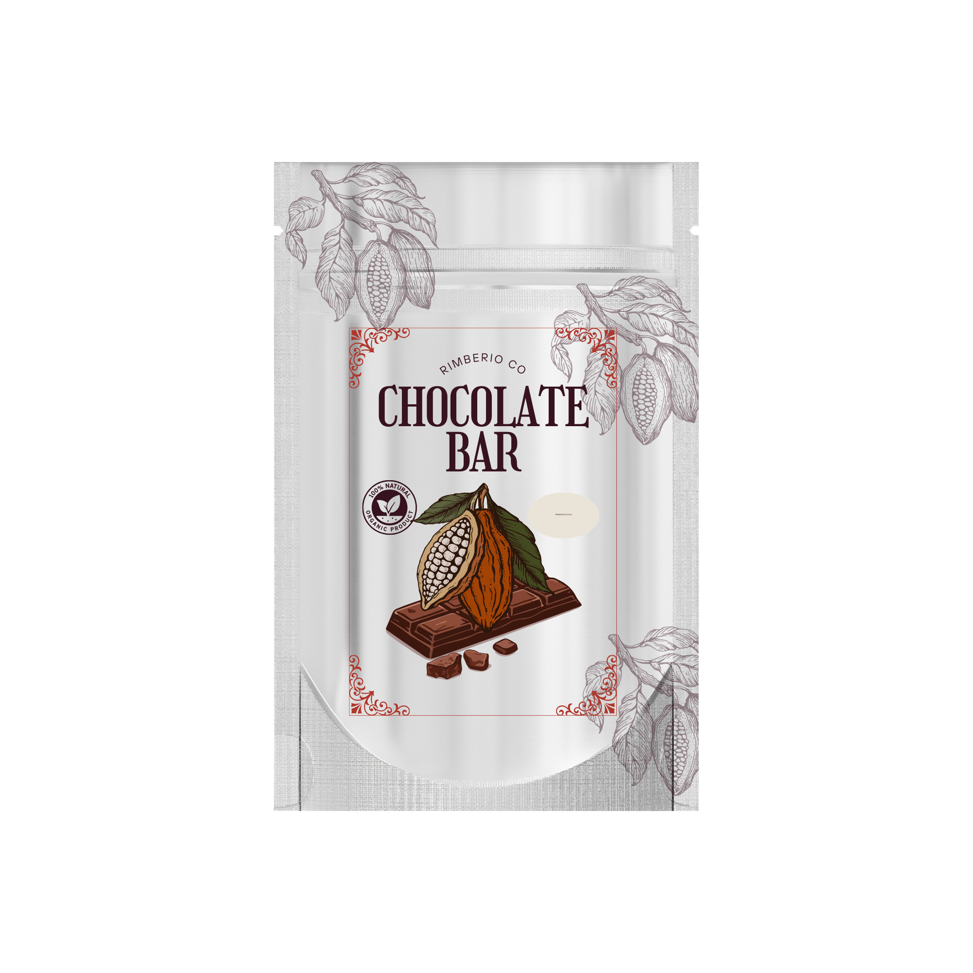 Customizable Single Side Matte Color Metallic Mylar Stand Up Zipper Seal Bags (Full Customization)