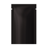 QQ Studio® Matte Mylar Foil Open Fill Bags (Basic Printing) - Waxed Black