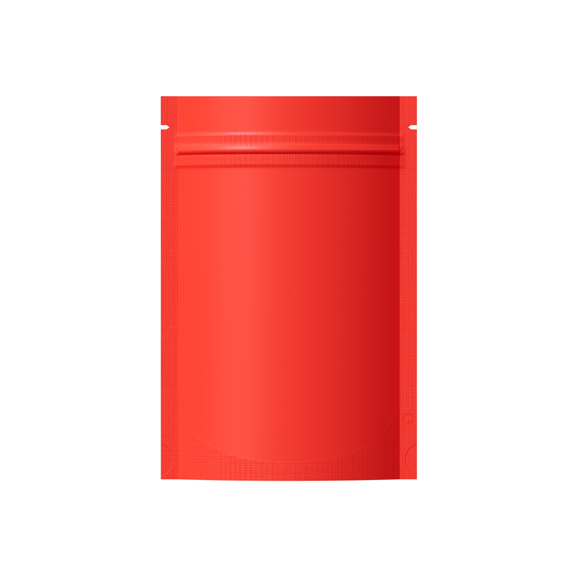 Customizable Matte Metalized Foil Stand Up Packaging Bags With Zipper Seal (Basic Printing)