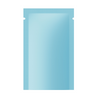 QQ Studio® Matte Mylar Foil Open Fill Bags (Full Customization) - Powder Blue