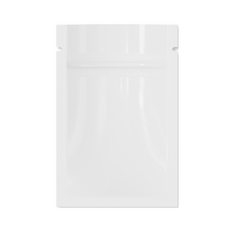 Customizable Glossy Double Sided Metallic Mylar Flat Zipper Seal Bags (Full Customization)