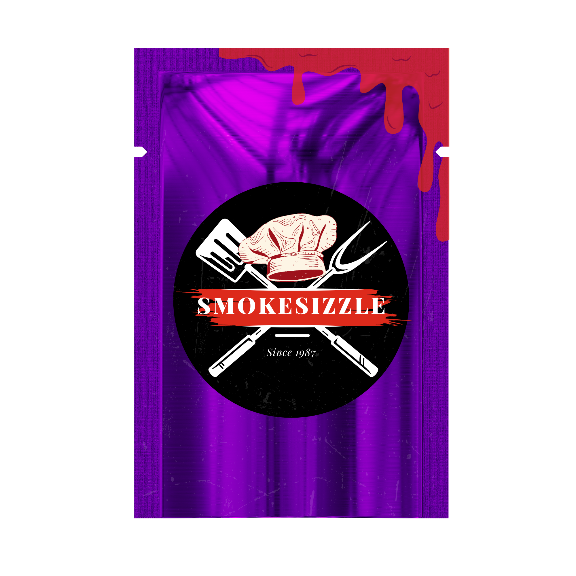 Customizable Glossy Mylar Foil Open Top Bags (Full Customization)