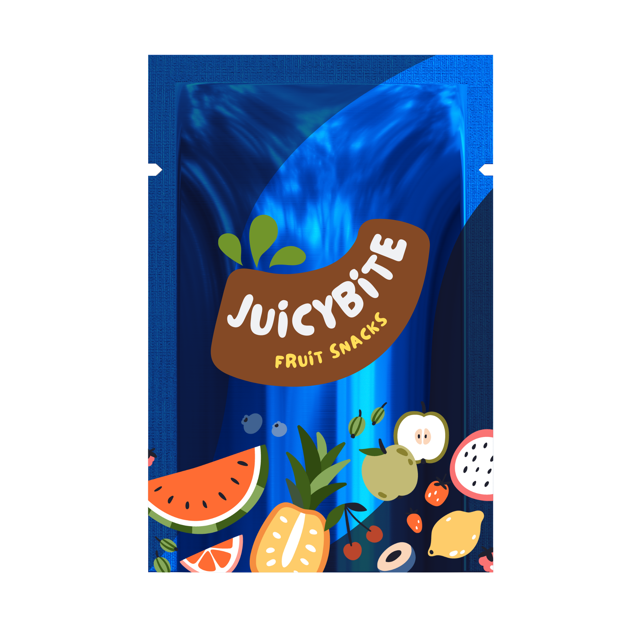 Customizable Glossy Mylar Foil Open Top Bags (Full Customization)