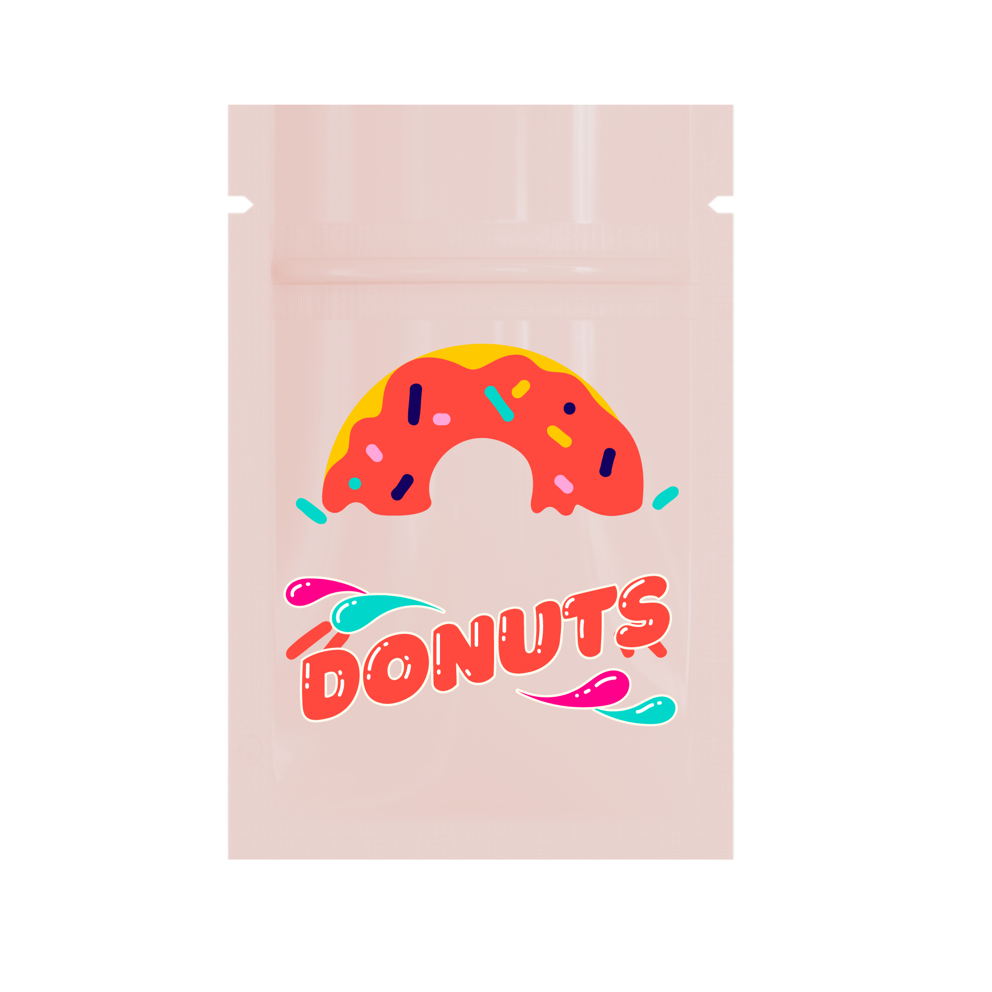 Customizable Glossy Double Sided Metallic Mylar Flat Zipper Seal Bags (Full Customization)