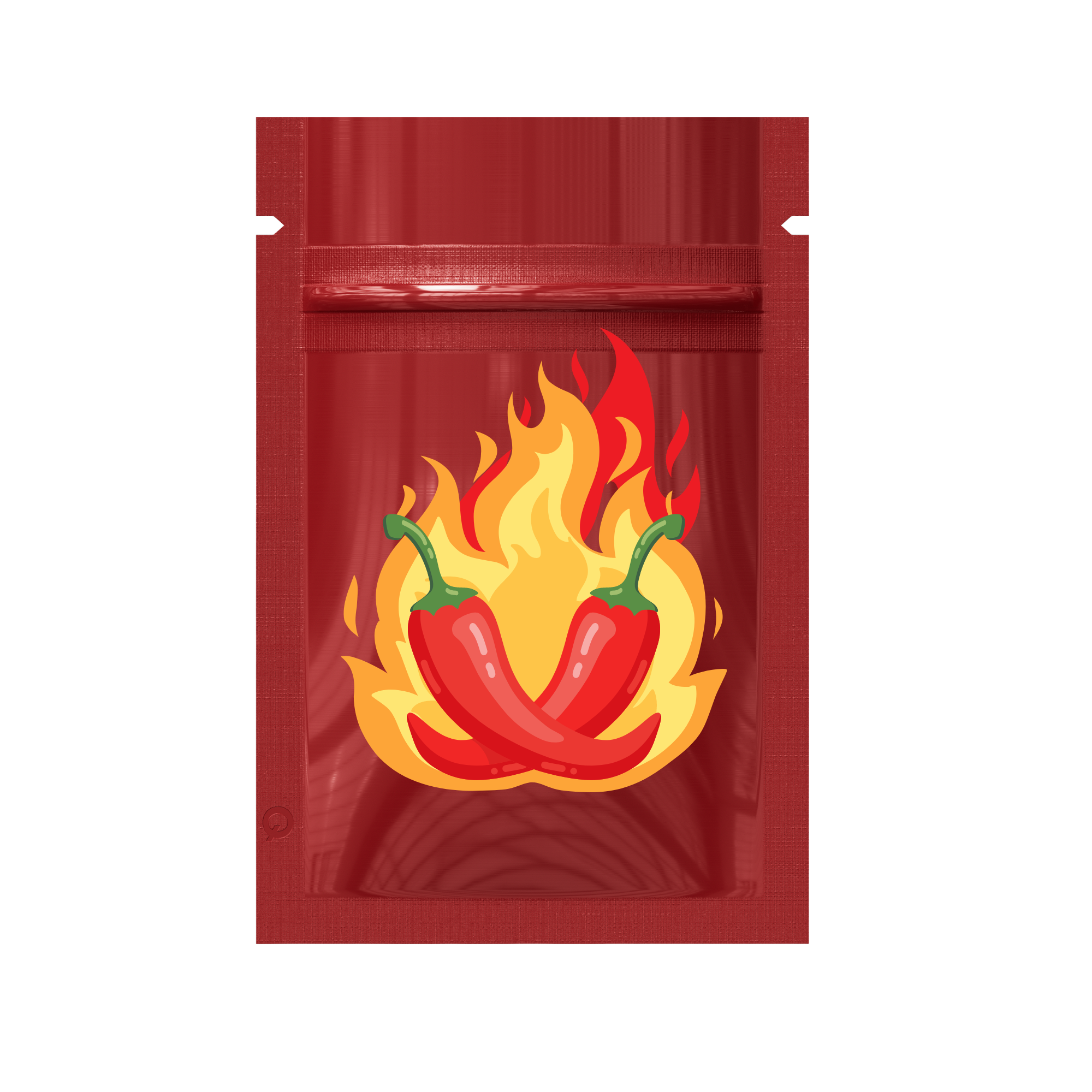 Customizable Glossy Double Sided Metallic Mylar Flat Zipper Seal Bags (Full Customization)