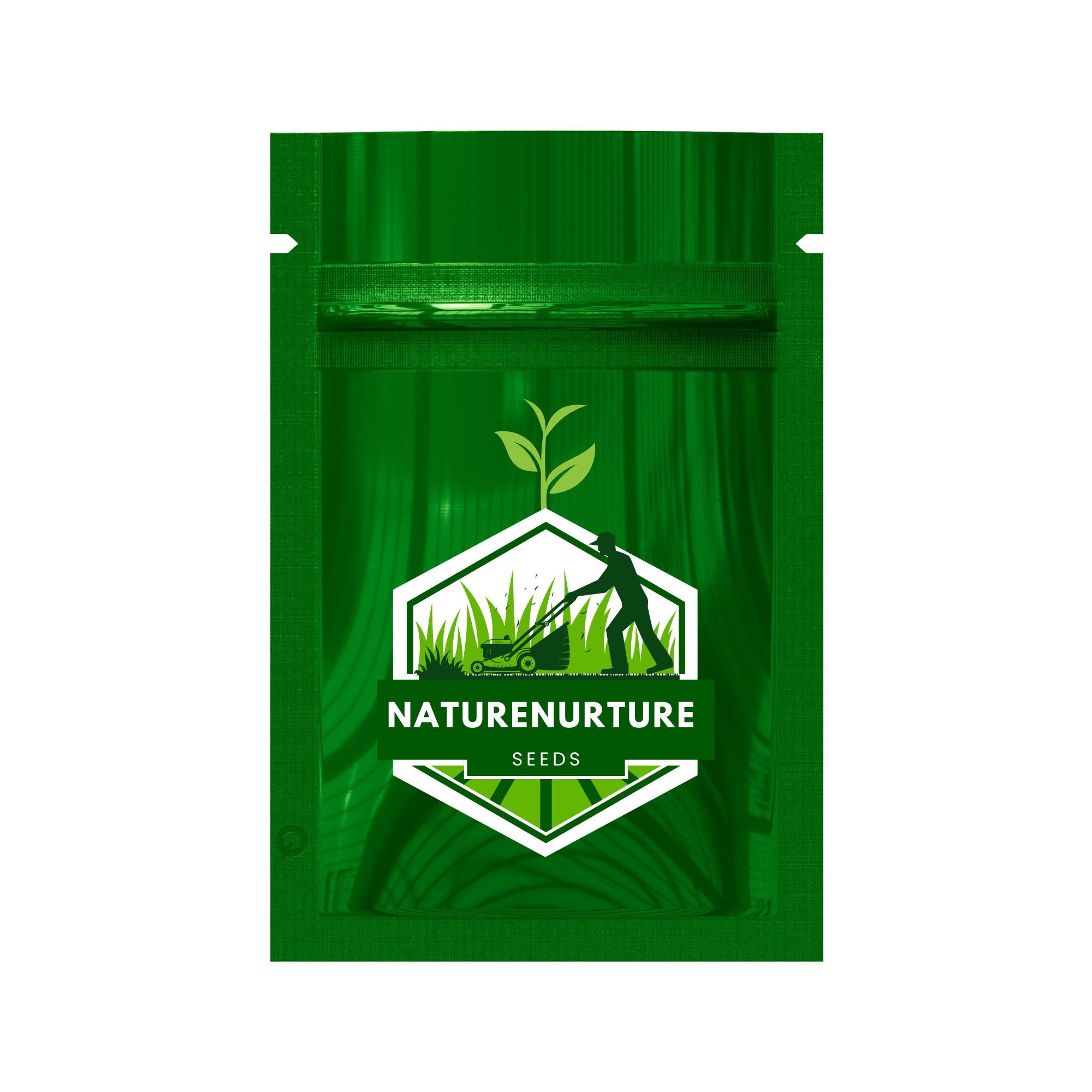 Customizable Glossy Double Sided Metallic Mylar Flat Zipper Seal Bags (Full Customization)