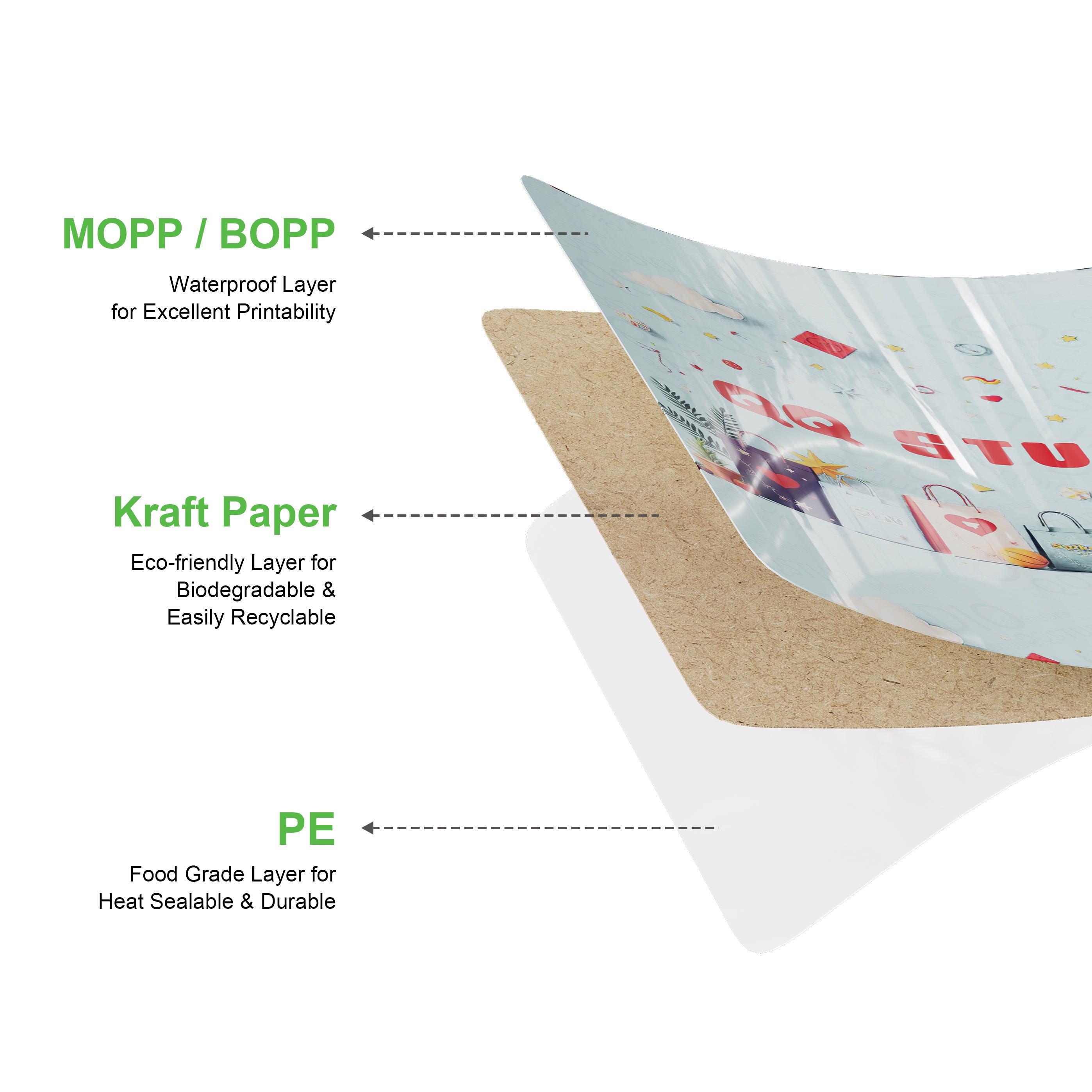 Customizable Bottom Filled Flat Ziplock Packaging (Design Your Own)