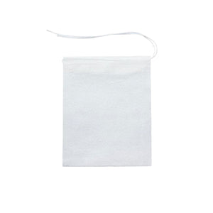 White Non-Woven Filter Drawstring Bags