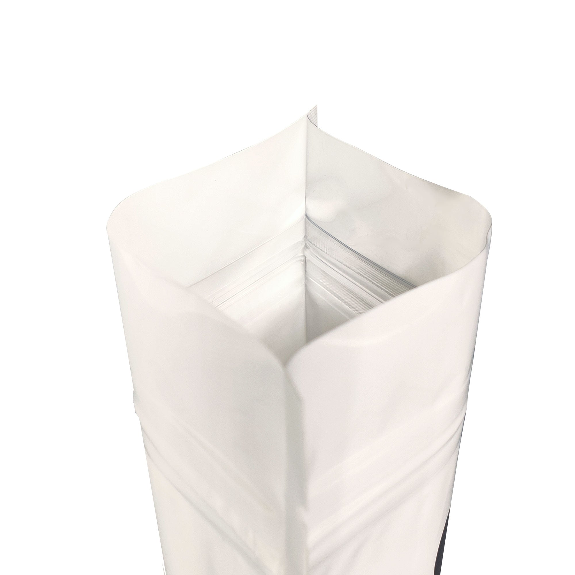 Glossy Christmas Design Round Window Plastic and Mylar Stand Strong® Bags