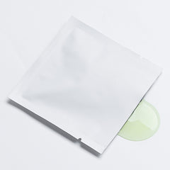 Matte Coconut White Aluminum Foil Open Fill Bags