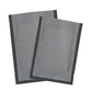 Half Coal Black Matte Plastic SlickSeal™ Bags with Frosted Window
