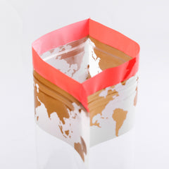 Atlas Clear Window Map Designed Stand Strong® Bags