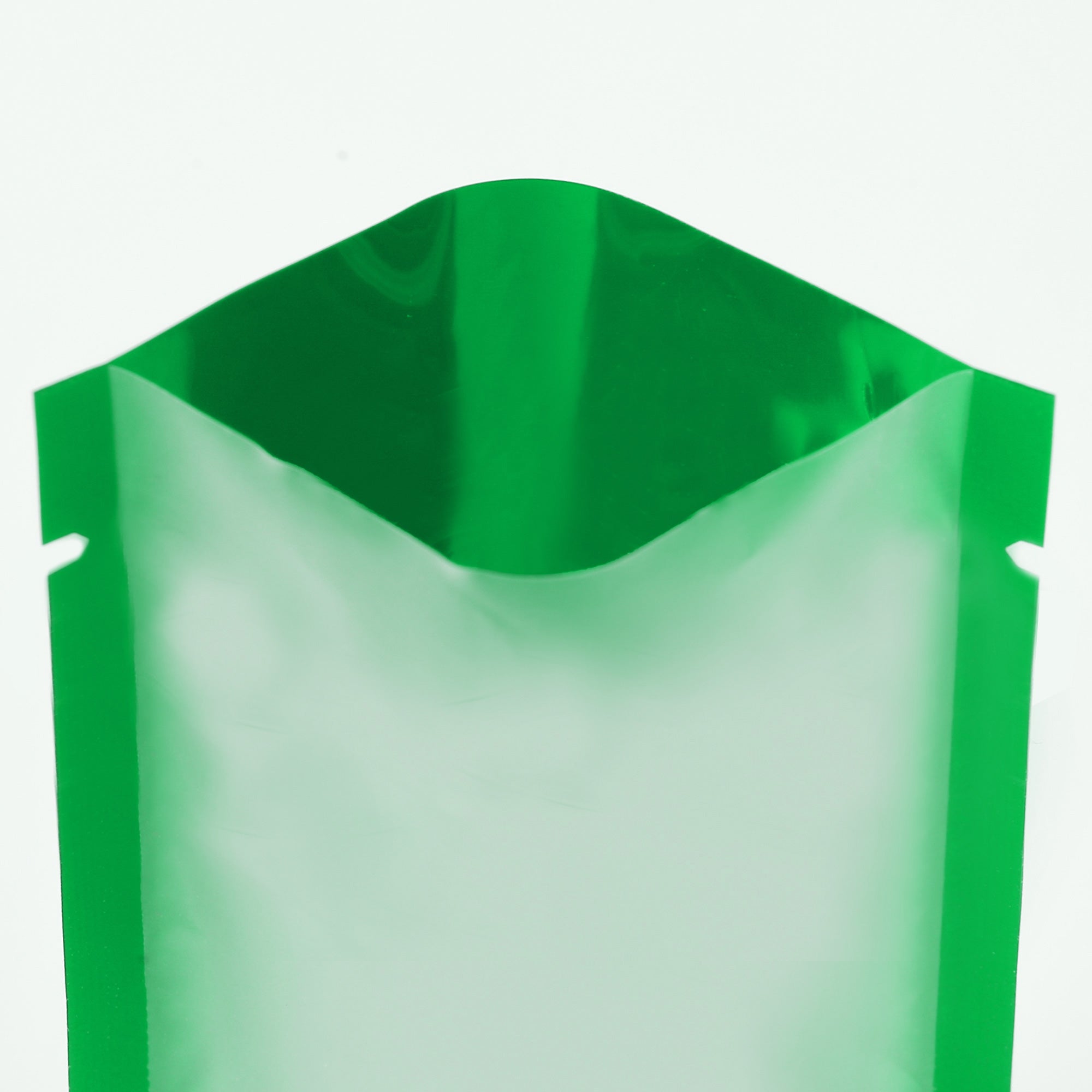 Matte Half Color Plastic Open Top Stand Up SlickSeal™ Bags