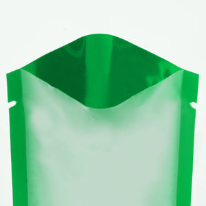 QQ Studio® Matte Half Color Plastic Open Top Stand Up SlickSeal™ Bags