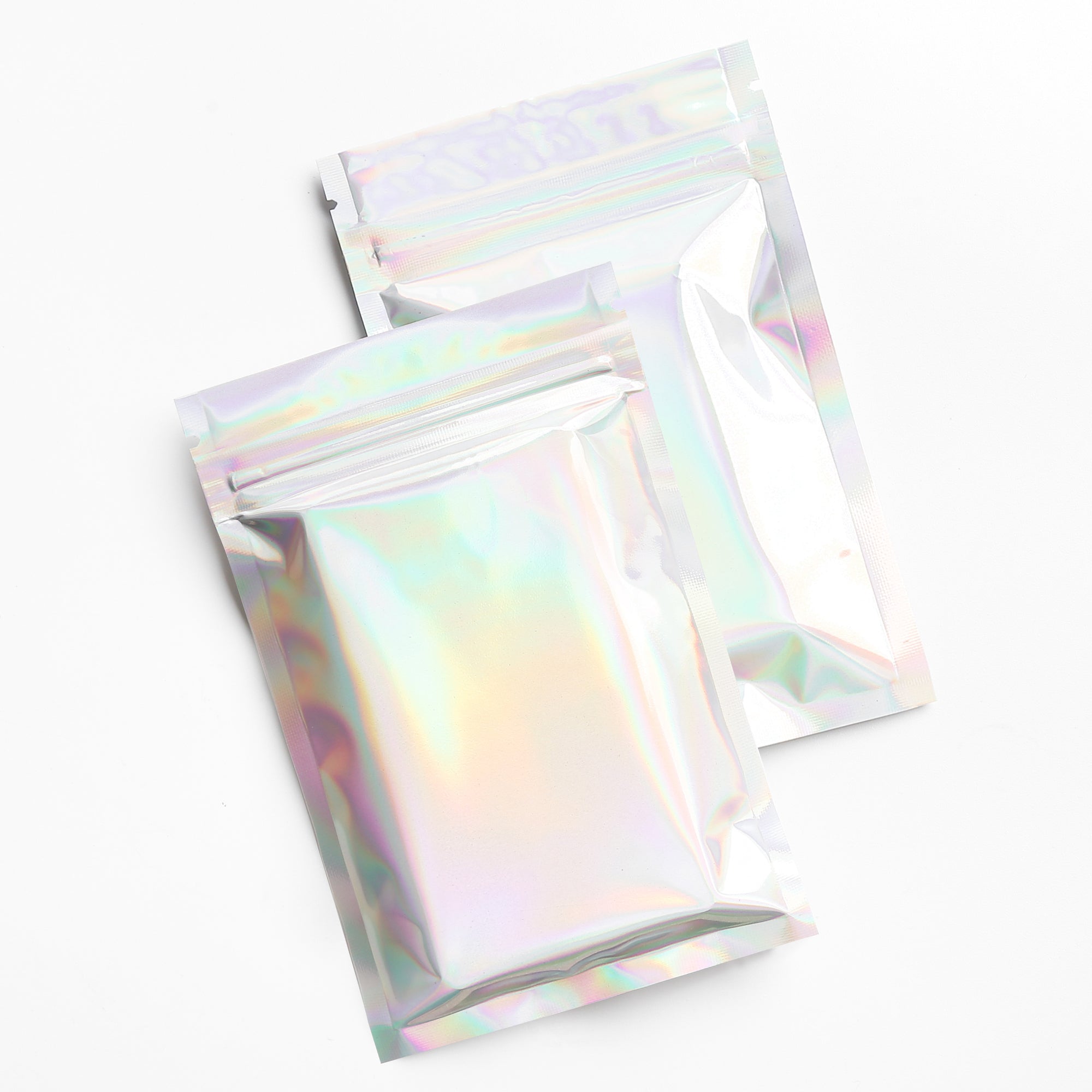 Best Seller Holographic Packaging Bags Sample Starter Set (10 Bags)