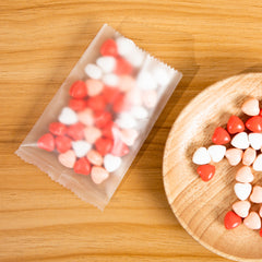 Frosty Pane Translucent Fin Seal Open Top SlickSeal™ Bag