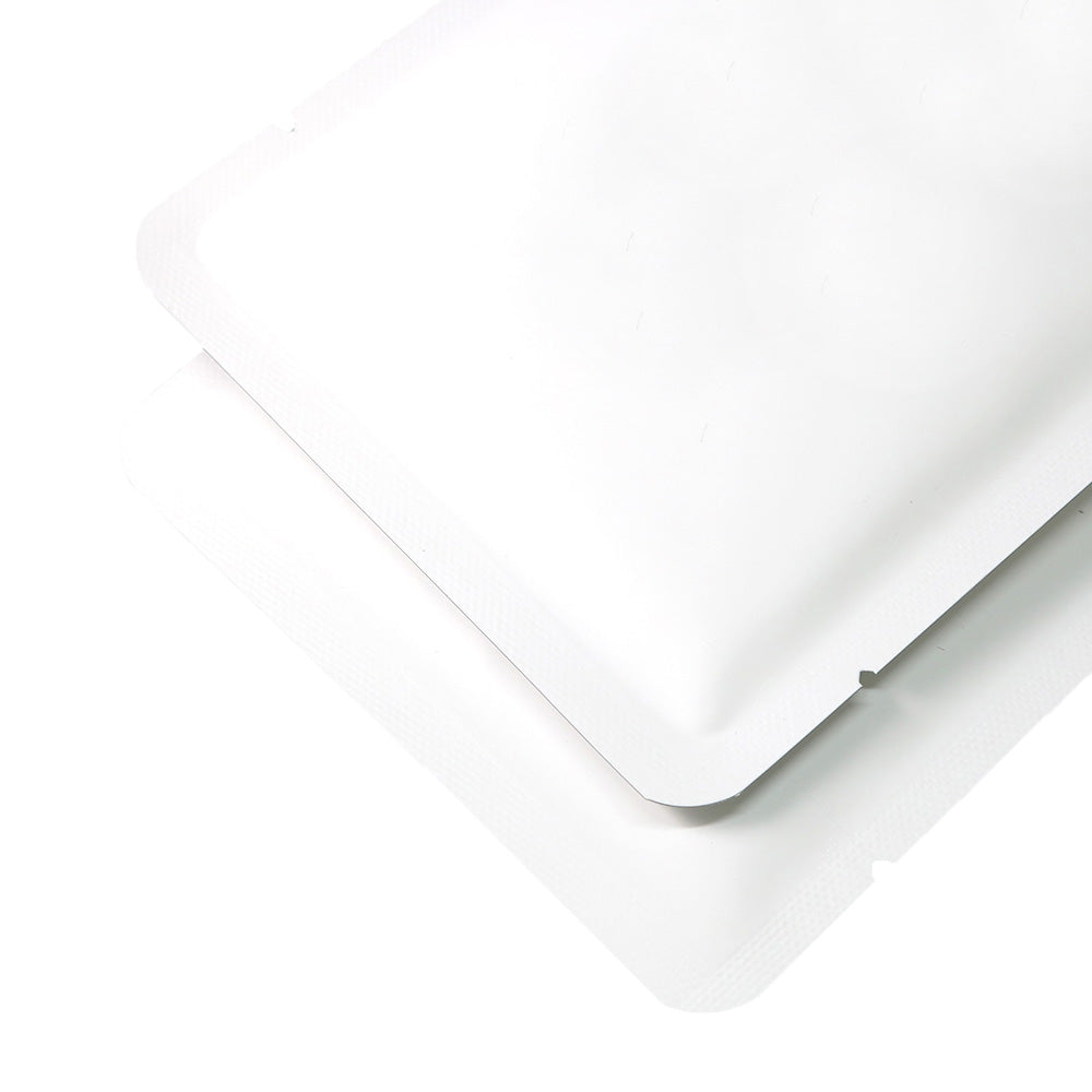 Matte Snowdrop White Aluminum Open Bottom SlickSeal™ Packaging Bag
