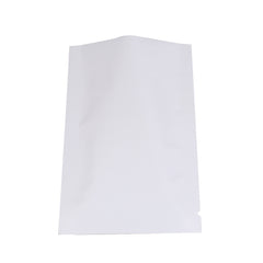 Matte Cotton White Mylar Foil Open Fill Bags