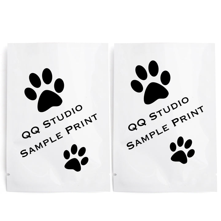 QQ Studio Glossy Mylar Foil Open Fill Bags (Double Side Print)