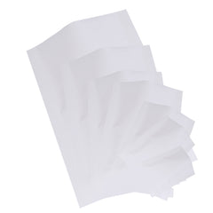 Matte Cotton White Mylar Foil Open Fill Bags