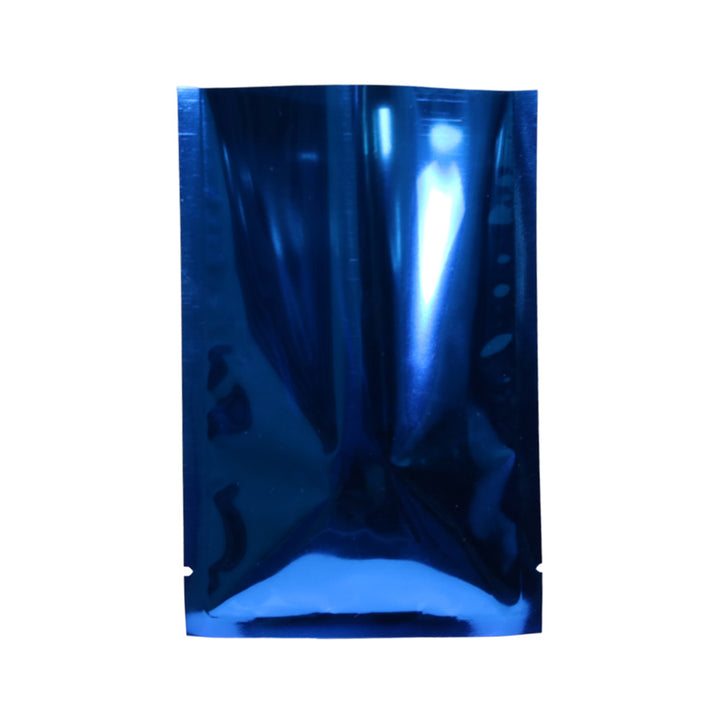 QQ Studio® Glossy True Blue Mylar Foil Open Fill Bags