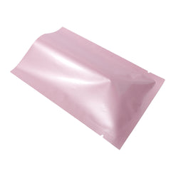 Glossy Valentine Pink Mylar Foil Open Fill Bags