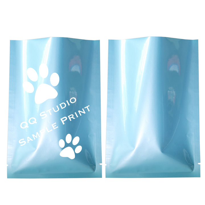 QQ Studio® Glossy Mylar Foil Open Fill Bags (Single Side Print)