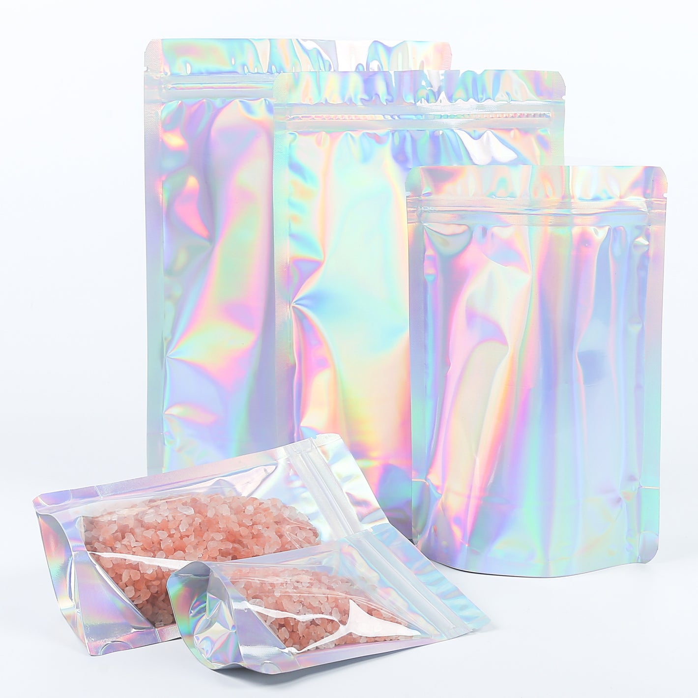 QQ Studio® Half Diamond Holographic Stand Strong™ Bags