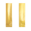 QQ Studio® Long Glossy Aluminum Open Stick Bags - Sunshine Gold