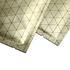 Golden Ratio Prism Design Aluminum Foil Open Top Bags