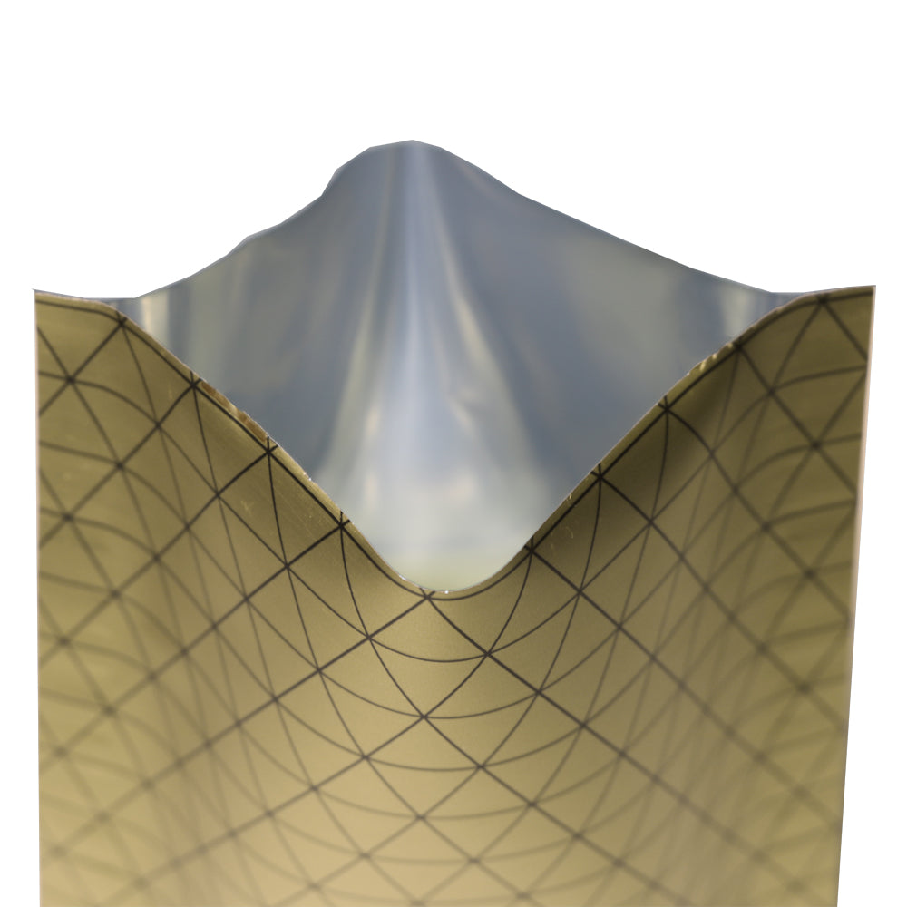 Golden Ratio Prism Design Aluminum Foil Open Top Bags