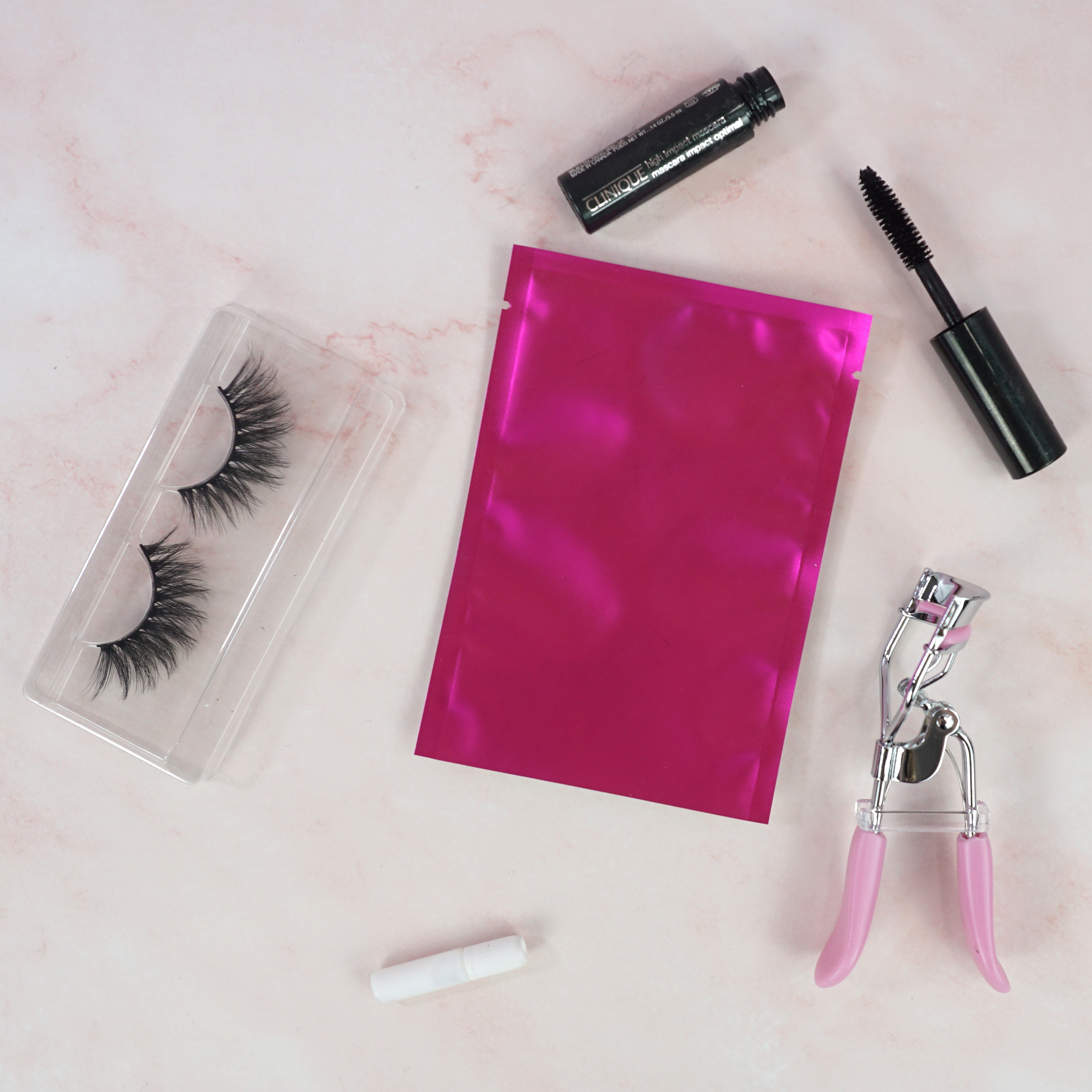 Matte Half Promising Pink Mylar Flat Open Top Bags