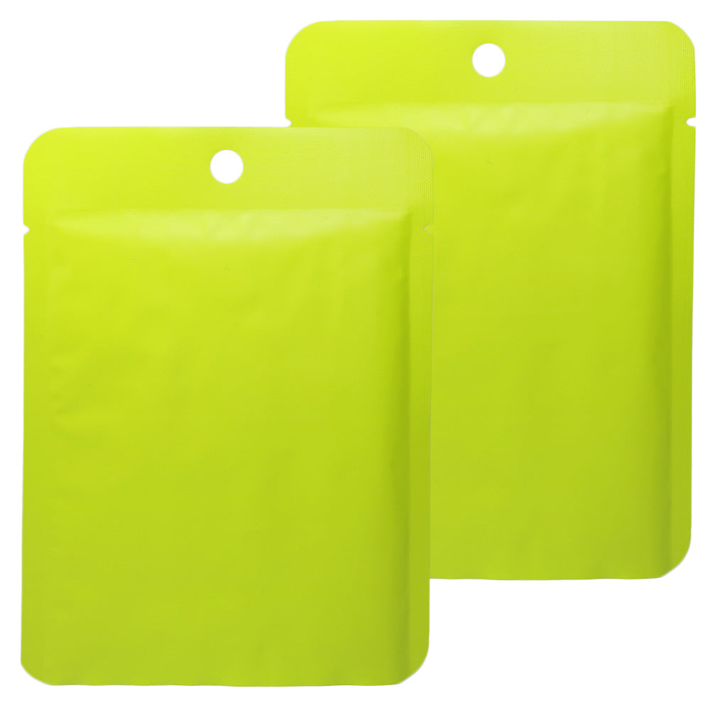 Matte Bottom Fill Aluminum Bags with Round Hang Hole