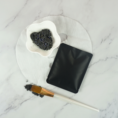 Matte Dahlia Black Aluminum Open Bottom SlickSeal™ Packaging Bag
