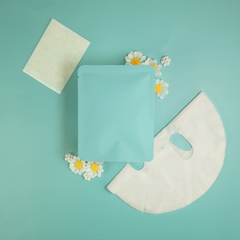 Matte Thistle Blue Aluminum Open Bottom SlickSeal™ Packaging Bag