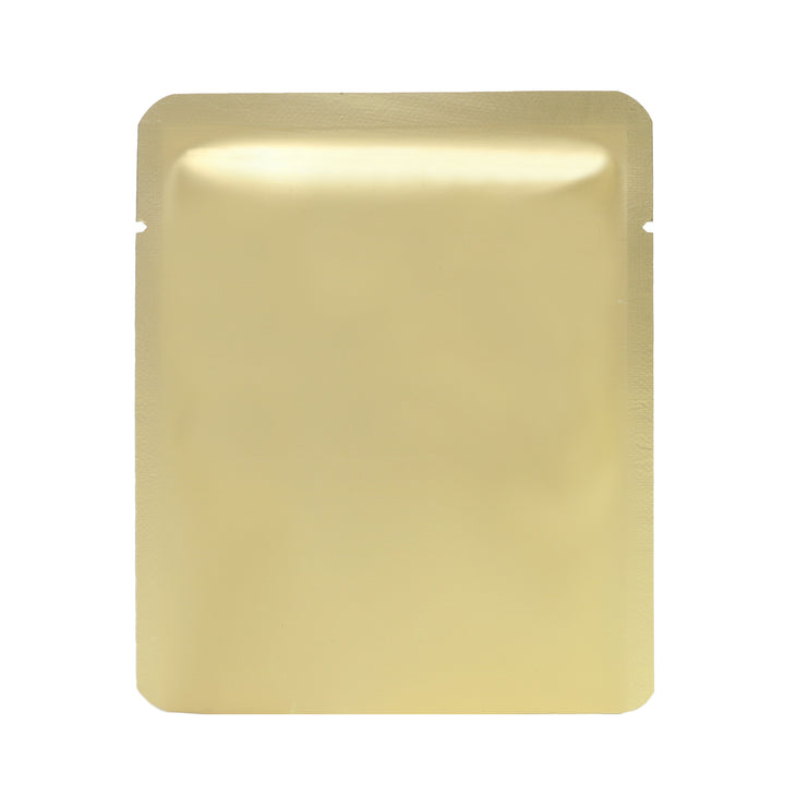QQ Studio® Matte Mari Gold Aluminum Open Bottom SlickSeal™ Packaging Bag