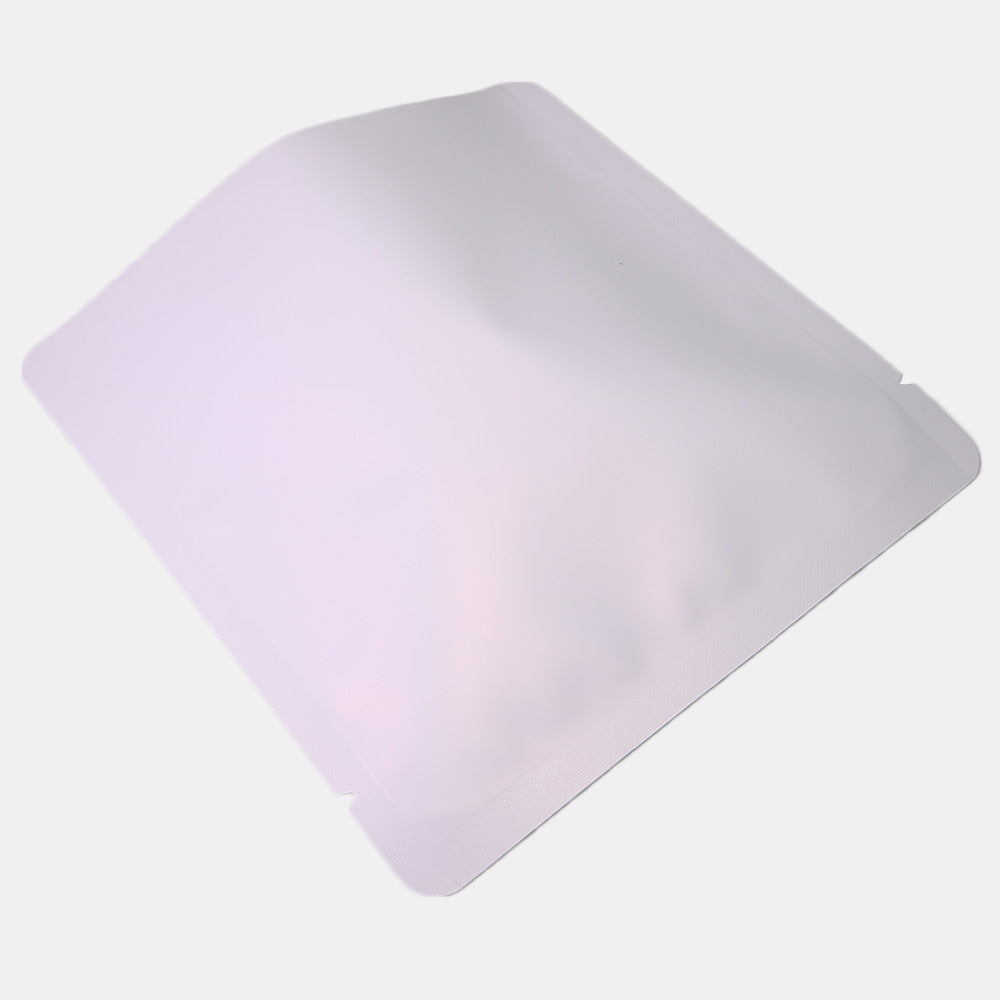 Matte Snowy White Aluminum Open Fill Square Bag