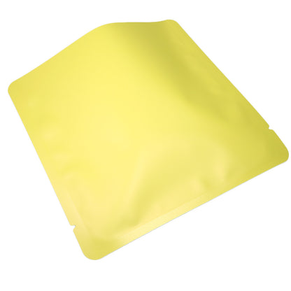 QQ Studio® Matte Cheerful Yellow Aluminum Open Fill Square Bag