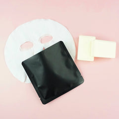 Matte Waxed Black Aluminum Open Fill Square Bag