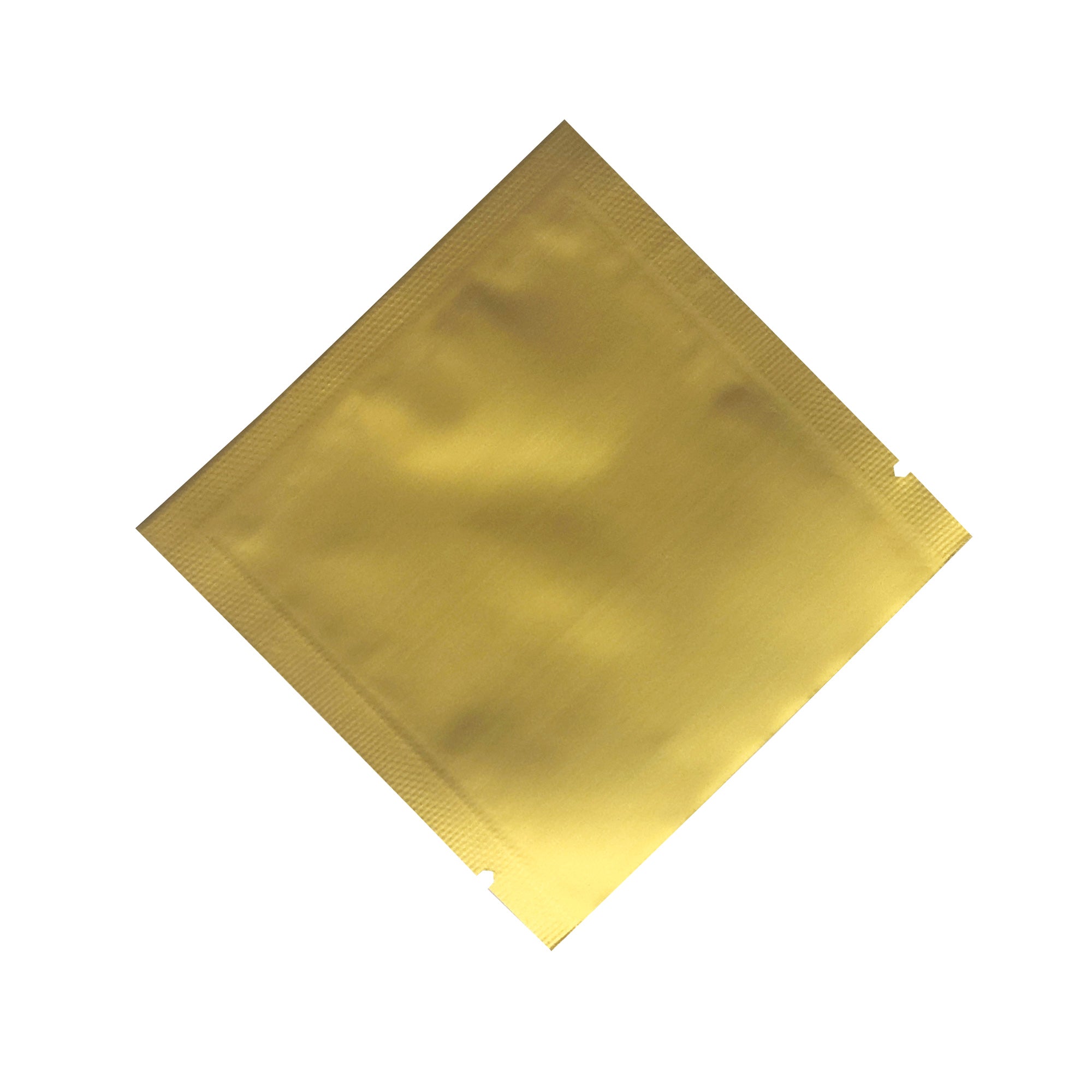 Matte Acapulco Gold Aluminum Foil Open Fill Bags