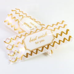 Glossy Fantasy White Plastic Open Fill Pillow Bag
