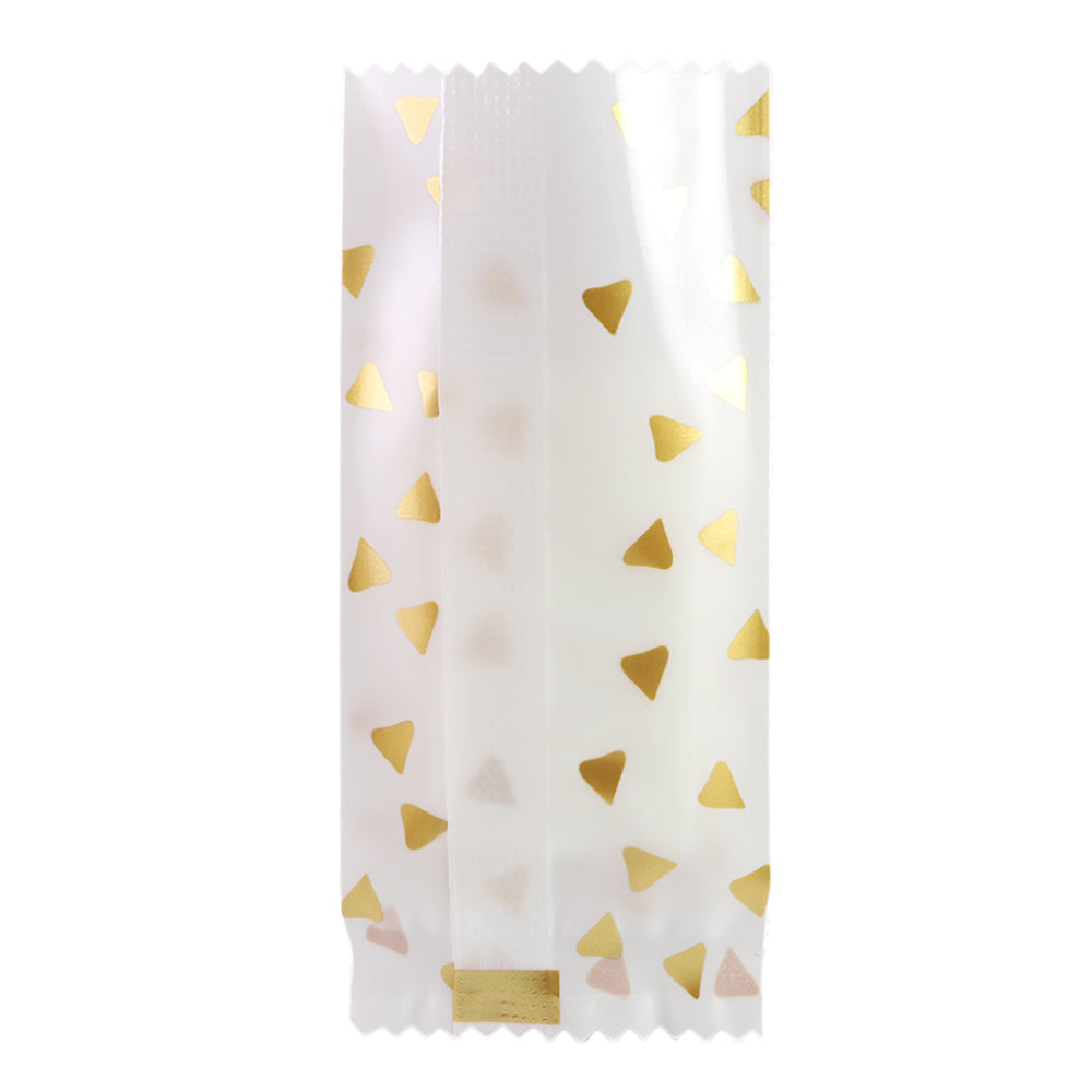 Glossy Fantasy White Plastic Open Fill Pillow Bag