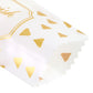 QQ Studio® Glossy Printed Triangle Design Plastic Open Fill Pillow Bag