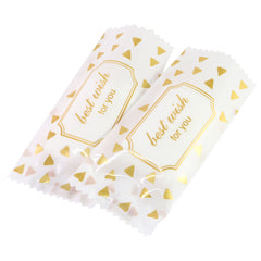 Glossy Fantasy White Plastic Open Fill Pillow Bag
